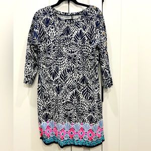 Lilly Pulitzer 3/4 Sleeve Cotton Dress
